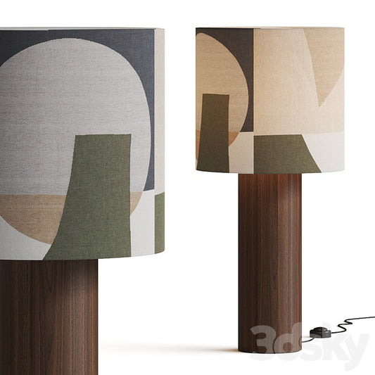 Pro 3DSky - Ferm Living Post Floor Lamp Entire Lampshade